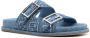 FENDI Feel denim sandalen Blauw - Thumbnail 2