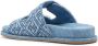 FENDI Feel denim sandalen Blauw - Thumbnail 3