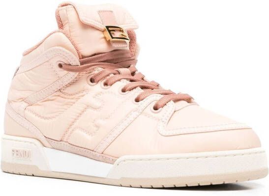 FENDI Match high-top sneakers Roze