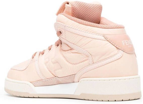 FENDI Match high-top sneakers Roze