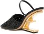 FENDI First leren sandalen Zwart - Thumbnail 3