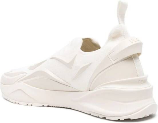 FENDI Flow mesh sneakers Beige