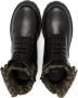 Fendi Kids Leren laarzen Zwart - Thumbnail 3