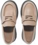 Fendi Kids Leren loafers Beige - Thumbnail 3