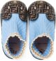 Fendi Kids Leren sandalen Blauw - Thumbnail 3