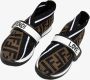 Fendi Kids Rockoko sneakers met FF patroon Zwart - Thumbnail 2
