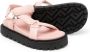 Fendi Kids Sandalen met klittenband Roze - Thumbnail 2