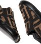 Fendi Kids Slippers met FF-patroon Bruin - Thumbnail 2