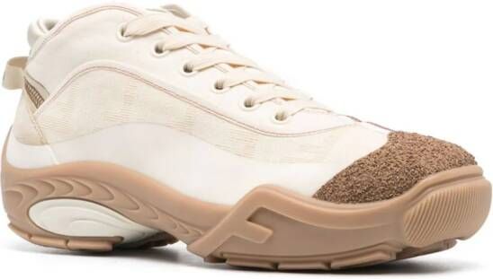 FENDI Lab sneakers met vlakken Beige