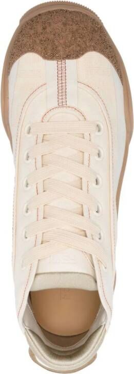 FENDI Lab sneakers met vlakken Beige