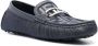 FENDI Loafers met logoplakkaat Blauw - Thumbnail 2