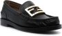 FENDI Loafers met logoplakkaat Zwart - Thumbnail 2