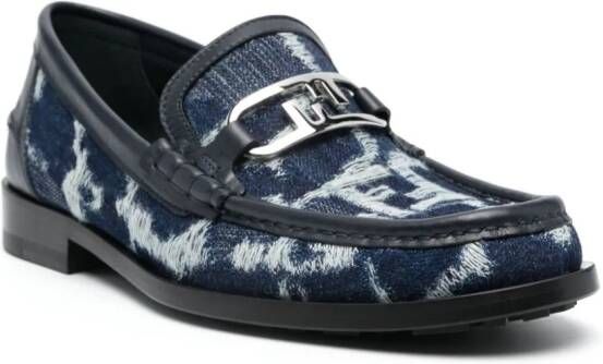 FENDI O'Lock loafers Blauw