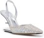 FENDI Pumps verfraaid met kristallen Zilver - Thumbnail 2