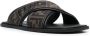 FENDI Slippers met FF-jacquard Zwart - Thumbnail 2
