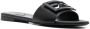FENDI Baguette leren slippers Zwart - Thumbnail 2
