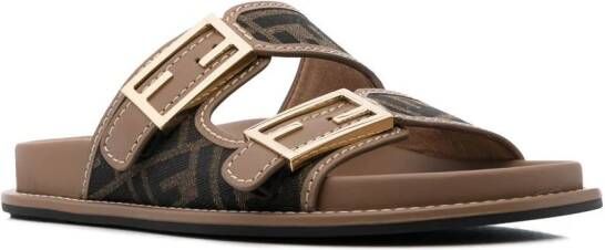 FENDI Sandalen met logoprint Groen