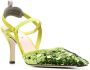FENDI Pumps met pailletten Groen - Thumbnail 2