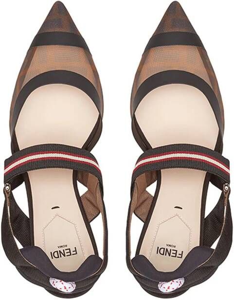 FENDI slingback pumps Zwart