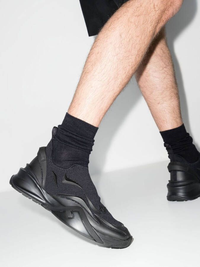 FENDI Slip-on sneakers Zwart