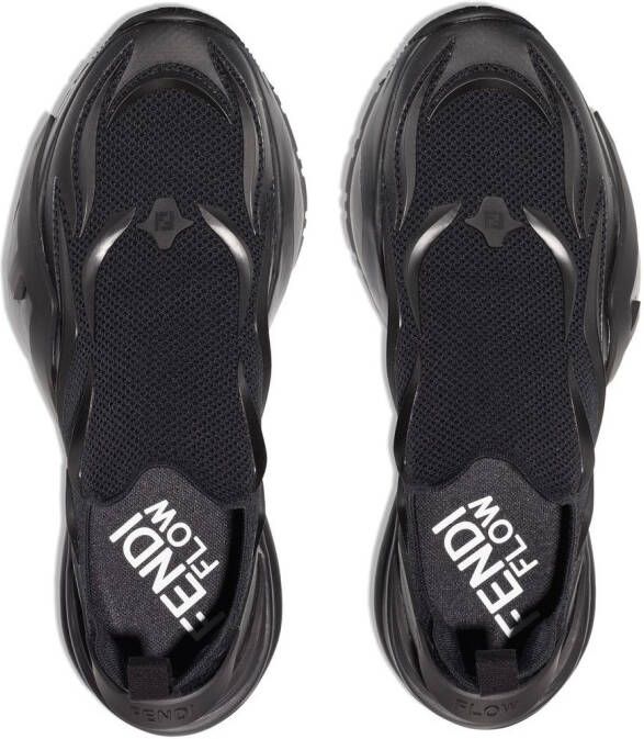 FENDI Slip-on sneakers Zwart