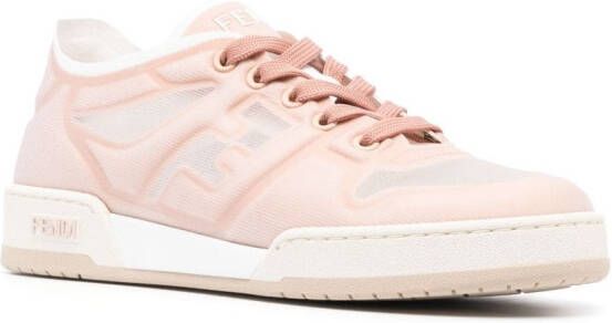 FENDI Sneakers met logo-reliëf Roze