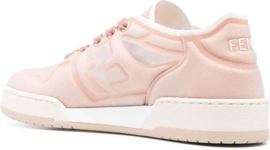 FENDI Sneakers met logo-reliëf Roze