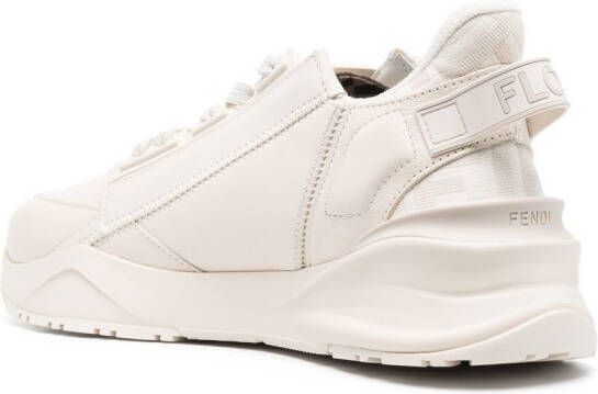 FENDI Sneakers met logoprint Beige