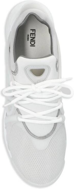 FENDI Tag sneakers met vlakken Wit