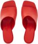 Ferragamo Muiltjes met bewerkte hak Rood - Thumbnail 4