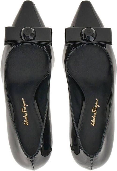 Ferragamo Vara pumps met strik Zwart