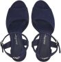 Ferragamo Sandalen met plateauzool Blauw - Thumbnail 4
