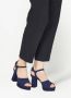 Ferragamo Sandalen met plateauzool Blauw - Thumbnail 5