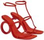 Ferragamo Aglalia X5 sandalen met hak Rood - Thumbnail 2