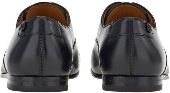 Ferragamo Derby schoenen met ronde neus Zwart