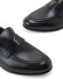 Ferragamo Leren loafers met logo-applicatie Zwart - Thumbnail 4