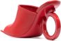 Ferragamo Astro 105mm leren muiltjes Rood - Thumbnail 3