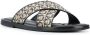 Ferragamo Badslippers met Gancini print Beige - Thumbnail 2
