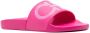 Ferragamo Badslippers met gancini print Roze - Thumbnail 2