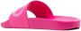 Ferragamo Badslippers met gancini print Roze - Thumbnail 3