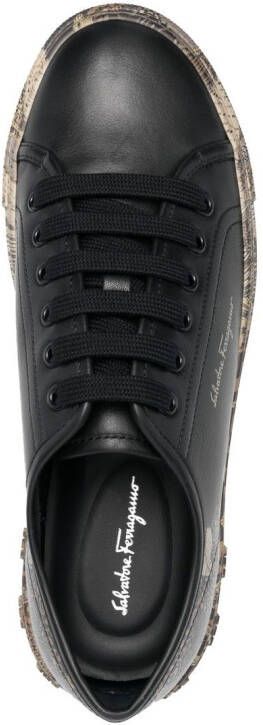 Ferragamo Borg Cubic sneakers Zwart