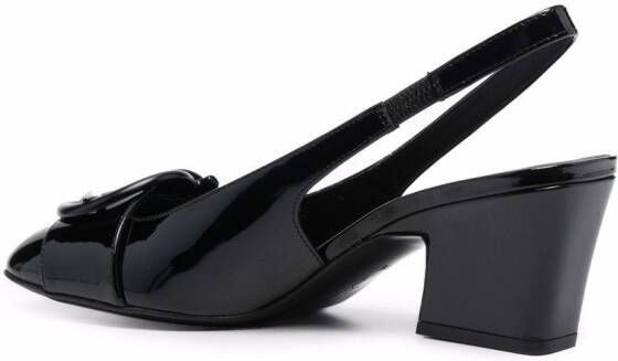 Ferragamo Briget lakleren sandalen Zwart