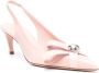 Ferragamo Brilda 55 mm lakleren pumps Roze - Thumbnail 2