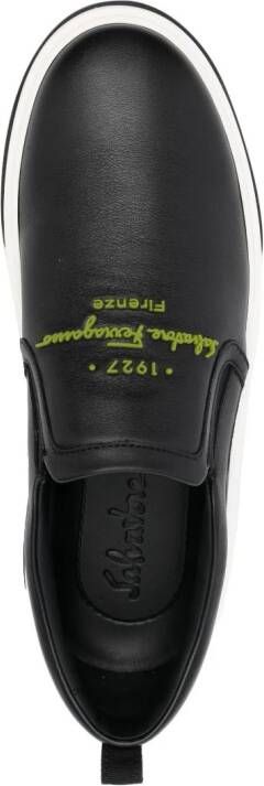 Ferragamo Cassina low-top sneakers Zwart