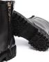 Ferragamo Combat boots met gancinipatroon Zwart - Thumbnail 2