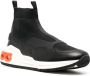 Ferragamo Cosma high-top soksneakers Zwart - Thumbnail 2