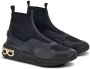 Ferragamo Cosma soksneakers Zwart - Thumbnail 2