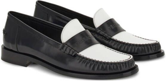 Ferragamo Loafers met logo-reliëf Wit