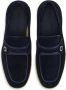 Ferragamo Deconstructed Gancini suède loafers Blauw - Thumbnail 4