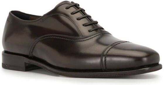 Ferragamo Derby veterschoenen Bruin